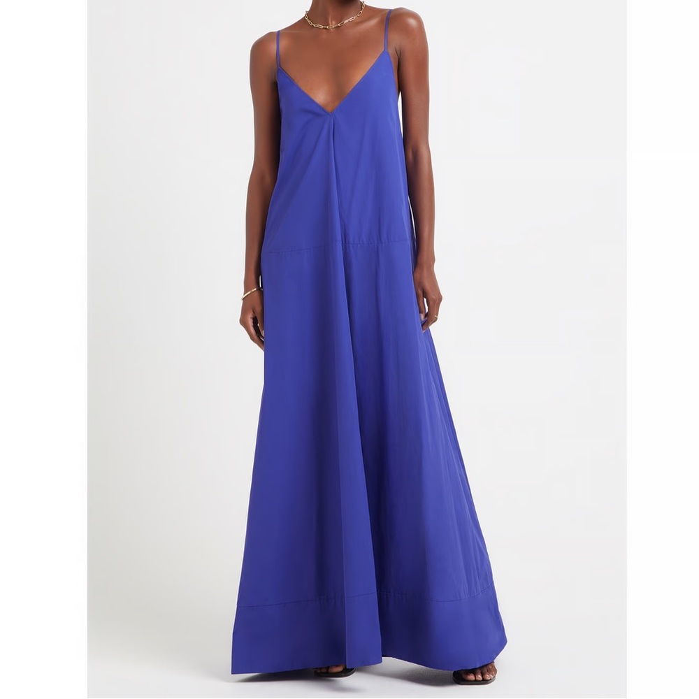 ESSE Purple Strap V Maxi Dress AU10/Size S- NEW WITH TAGS, NEVER WORN